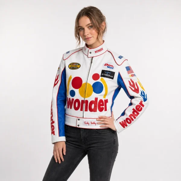 Talladega Nights Ricky Bobby Wonder Bread Racing Jacket