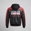 Ryan Gosling The Fall Guy Miami Vice Stunt Team Bomber Leather Jacket