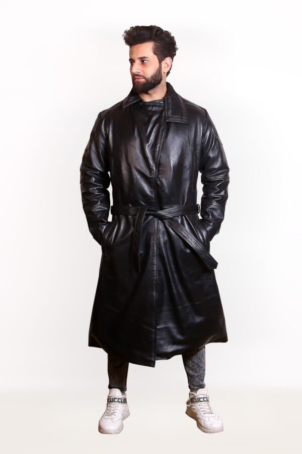 Black Long Leather Jacket