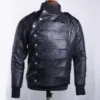 Bucky Barnes Winter Soldier Genuine Leather Jacket with Removable Arms