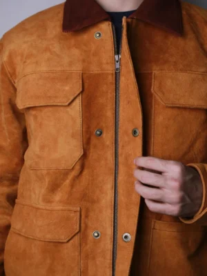 TLOU Joel Brown Suede Jacket – The Last of Us Inspired Leather Jacket